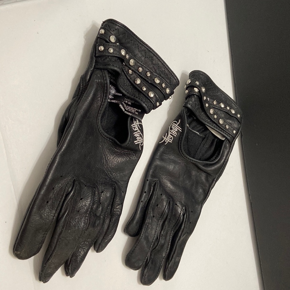 Harley Davidson leather riding gloves